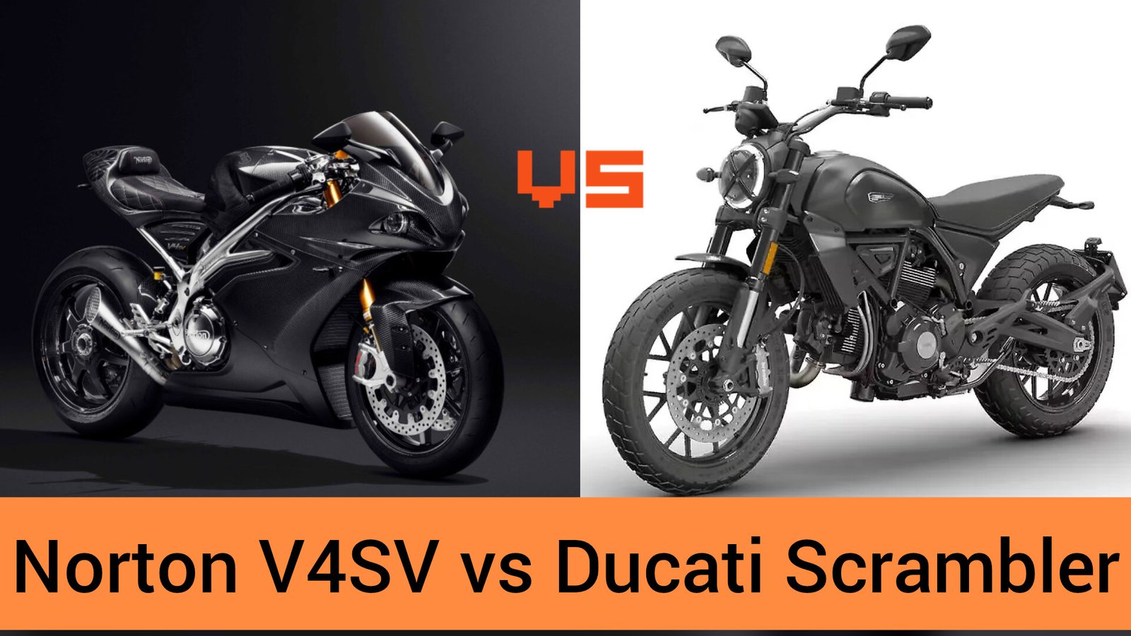 Norton V4SV vs Ducati Scrambler
