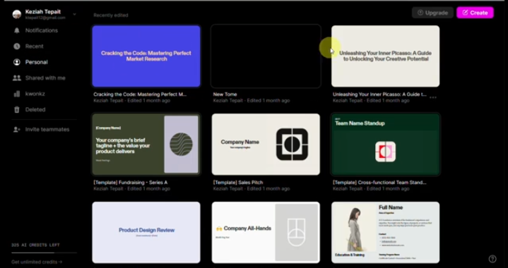 Best Free AI Tools for Making PPTs