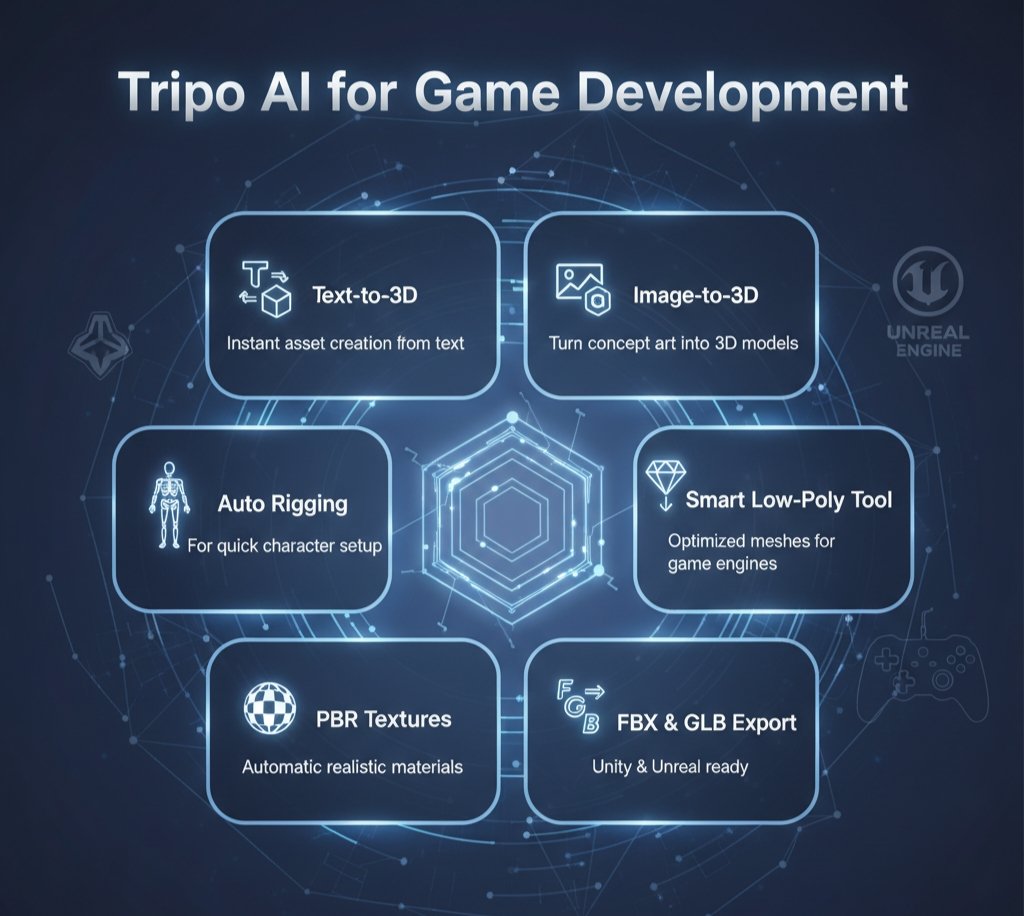 Tripo AI for Game Development