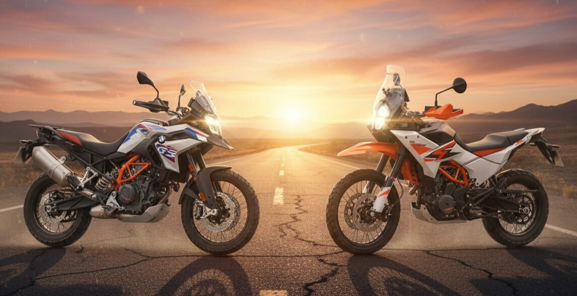 BMW F 450 GS vs KTM 390 Adventure R