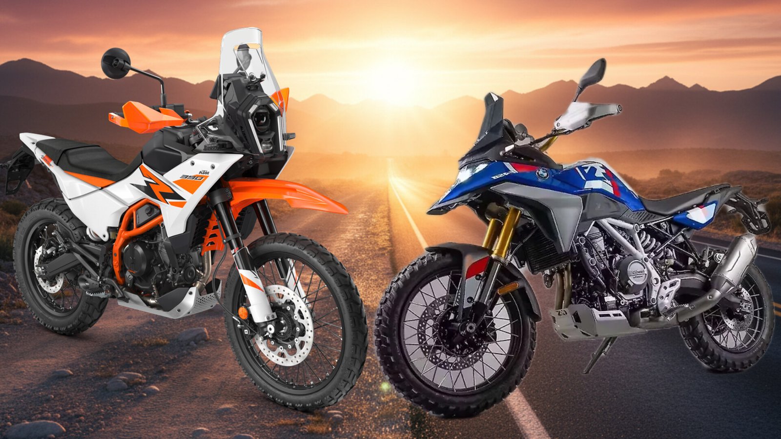 BMW F 450 GS vs KTM 390 Adventure R