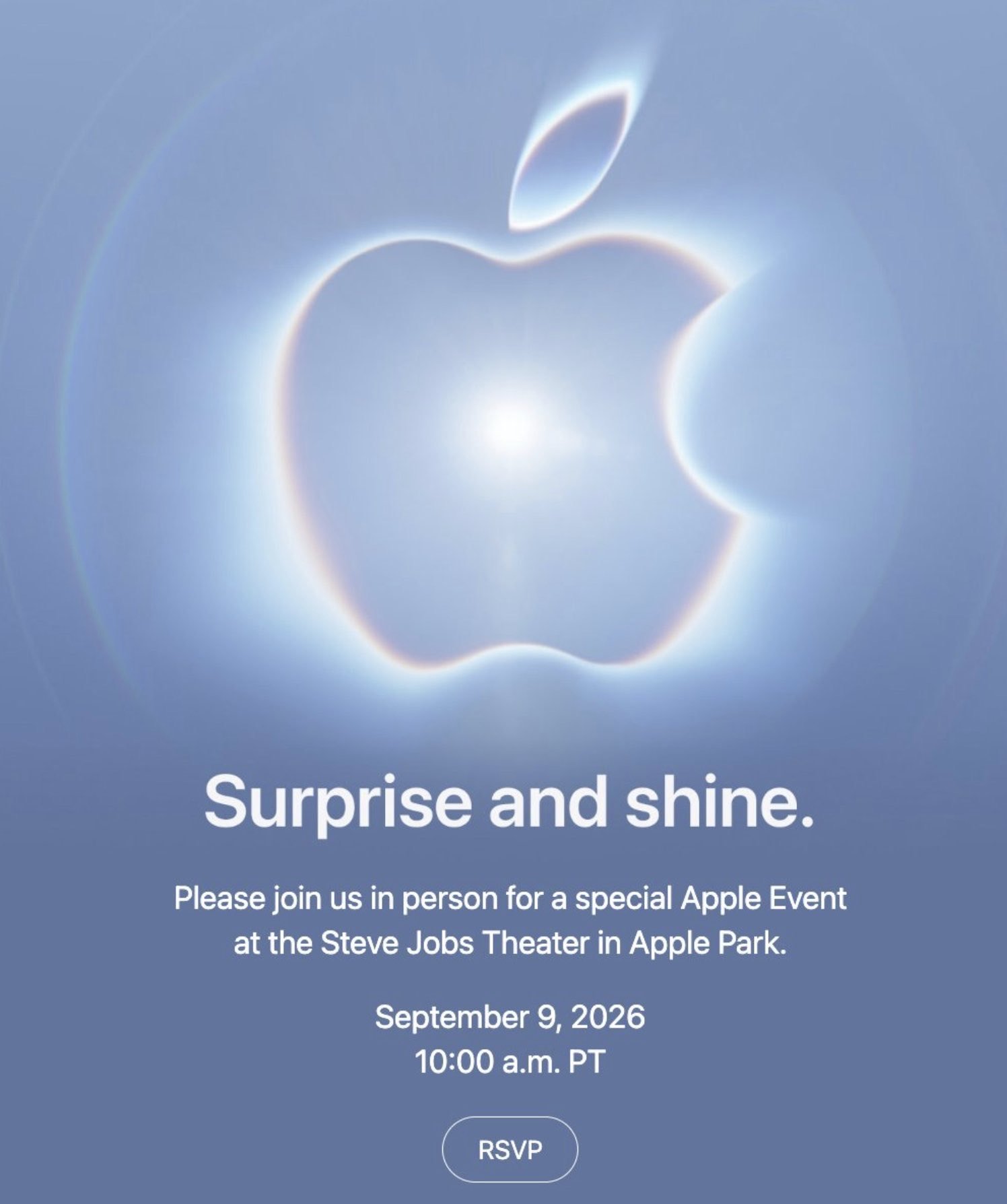 The "Surprise" Shift Apple September 9