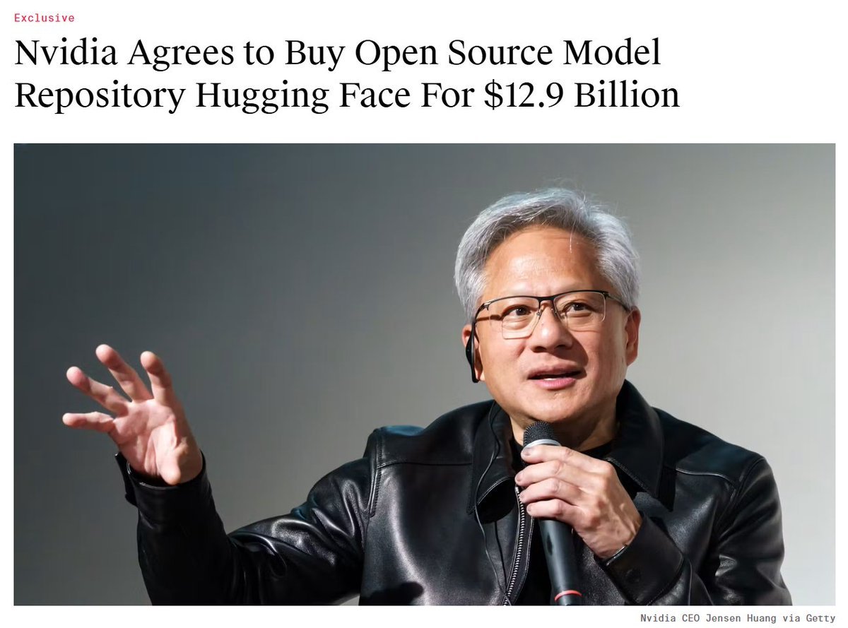 Nvidia Hugging Face acquisition