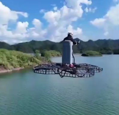 Standing eVTOL commuter