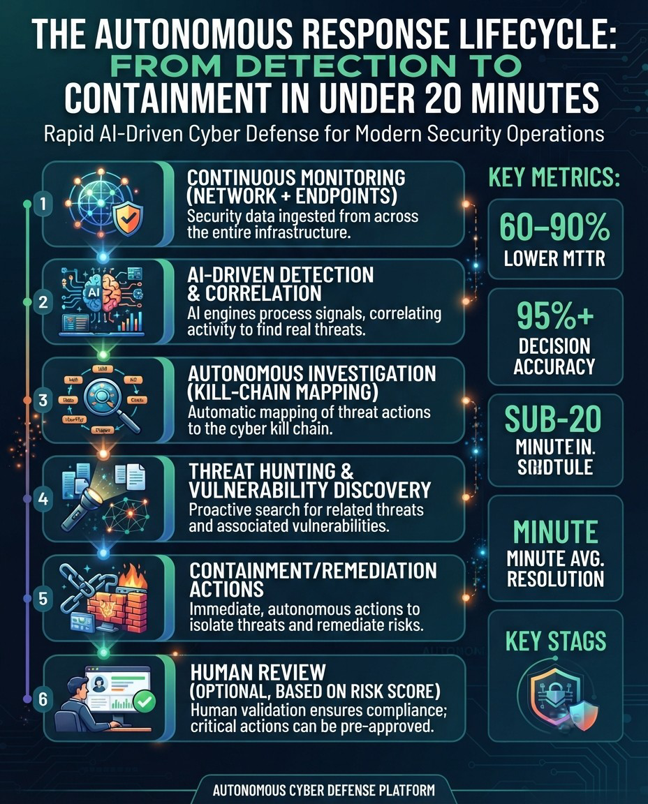 The Autonomous Response Lifecycle: From Detection to Containment in Under 20 Minutes